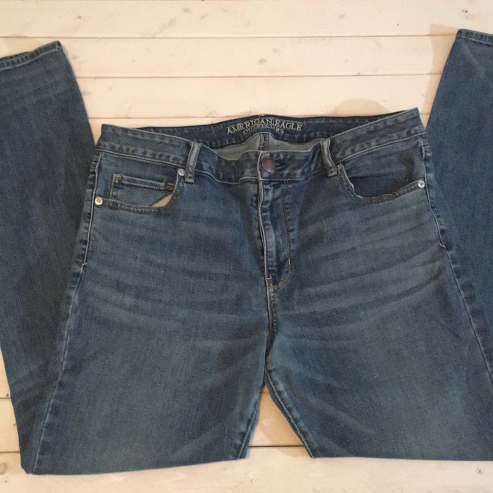 High rise skinny super stretch